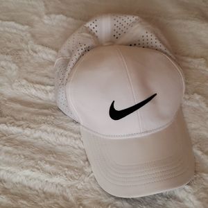 White Nike hat